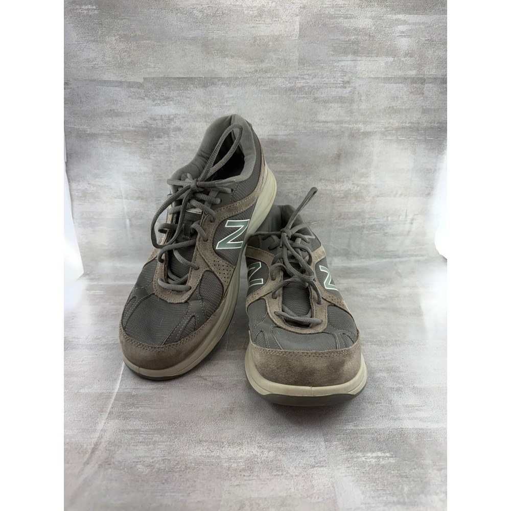 New Balance MW877GT Men Sz 11.5 D Grey Suede Mesh Walking Shoes ABZORB USA